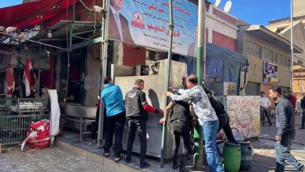 حملات متتالية لردع المخالفين وإزالة التعديات والإشغالات بشرق بورسعيد حملات متتالية لردع المخالفين وإزالة التعديات والإشغالات بشرق بورسعيد