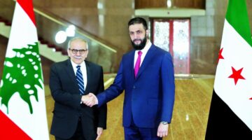 الرئيس السوري ونواف سلام يبحثان الملفات العالقة بين البلدين