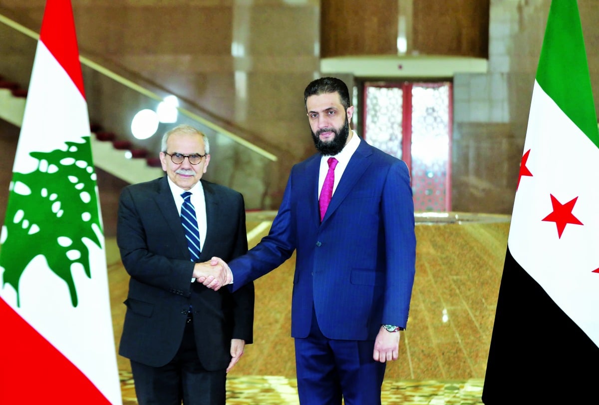 الرئيس السوري ونواف سلام يبحثان الملفات العالقة بين البلدين الرئيس السوري ونواف سلام يبحثان الملفات العالقة بين البلدين