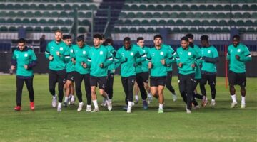 المصري يستأنف تدريباته استعدادا لمبارة غزل المحلة
