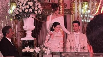أول تعليق من ملك زاهر على عقد قران شقيقتها ليلى: دموعي نزلت لوحدي وقلبي كان طاير من الفرحة