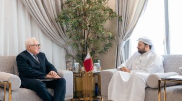 وزير الدولة بوزارة الخارجية يجتمع مع نائب وزير الخارجية الروسي