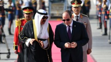 السيسي وولي عهد الكويت يؤكدان رفض تهجير الفلسطينيين من أرضهم ويطالبان بالتحرك لوقف إطلاق النار بغزة وتبادل الأسرى