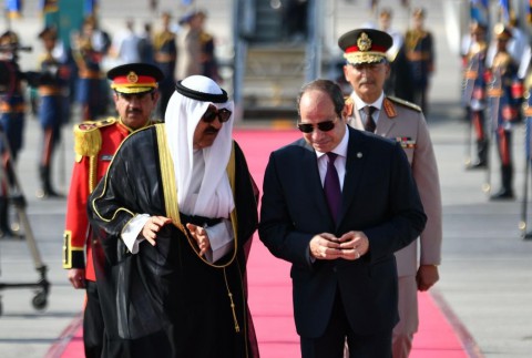 السيسي وولي عهد الكويت يؤكدان رفض تهجير الفلسطينيين من أرضهم ويطالبان بالتحرك لوقف إطلاق النار بغزة وتبادل الأسرى