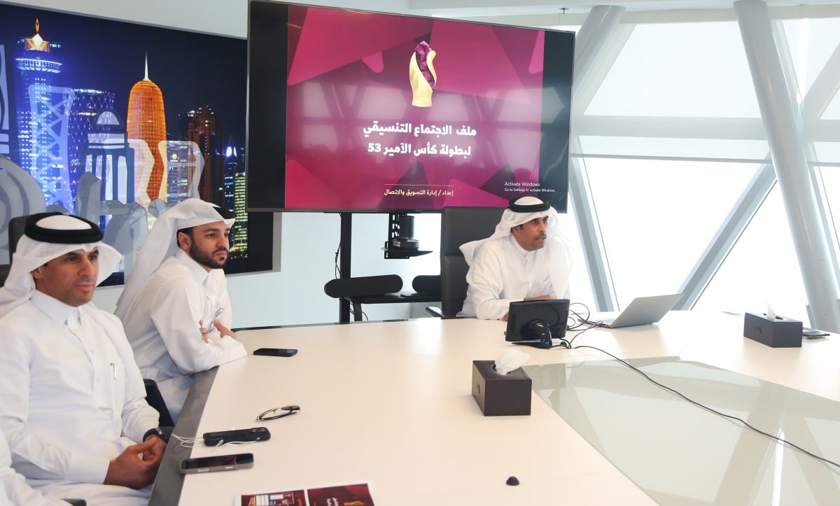 اجتماع تنسيقي لمناقشة الخطة الإعلامية والتسويقية لبطولة كأس الأمير اجتماع تنسيقي لمناقشة الخطة الإعلامية والتسويقية لبطولة كأس الأمير