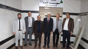 رئيس جامعة المنوفية يتفقد معهد الأورام ويشيد بتجهيزات معمل التحاليل الطبية