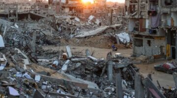 غارة لجيش الاحتلال على المنطقة الغربية لمدينة رفح الفلسطينية جنوب غزة