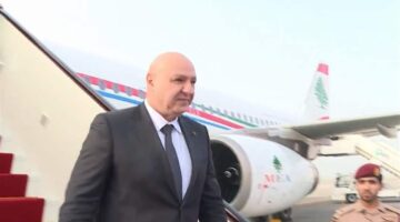 لحظة وصول الرئيس عون إلى قطر (فيديو)