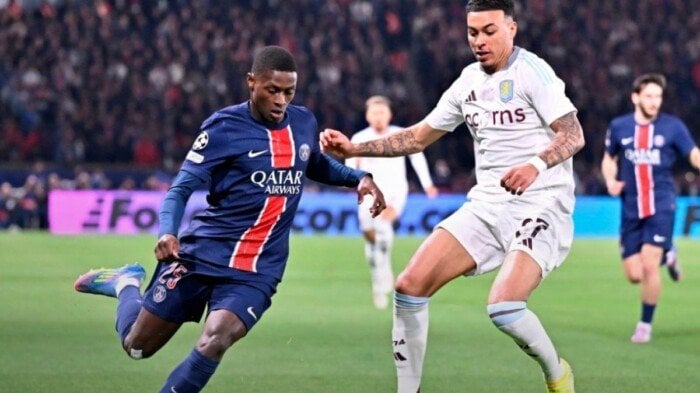 تشكيل باريس سان جيرمان ضد أستون فيلا بدوري أبطال أوروبا