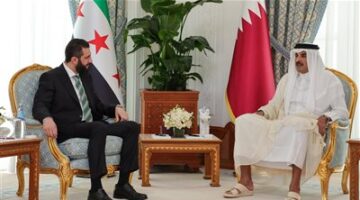 أمير قطر والرئيس السوري يعززان التعاون الثنائي في زيارة تاريخية إلى الدوحة