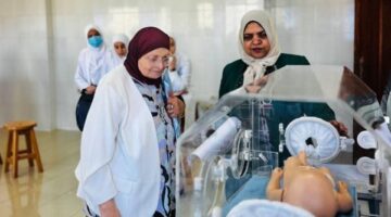 فريق هيئة جودة التعليم والاعتماد يزور تمريض كفر الشيخ | صور