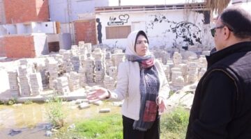 نائب محافظ دمياط تبحث استعدادات حديقة جاردينيا لشم النسيم