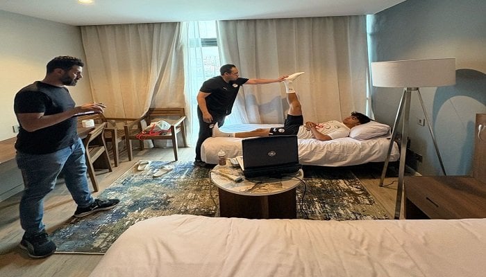 كشف طبي للاعبي منتخب الشباب قبل إعلان قائمة أمم أفريقيا كشف طبي للاعبي منتخب الشباب قبل إعلان قائمة أمم أفريقيا