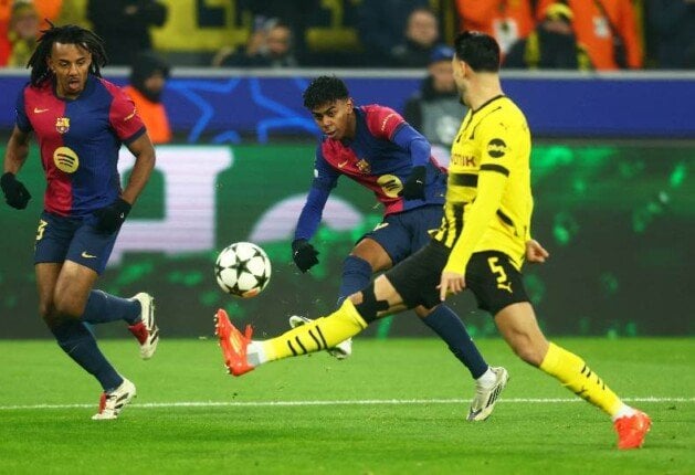 لامين يامال يقود تشكيل برشلونة ضد بوروسيا دورتموند في دوري أبطال أوروبا