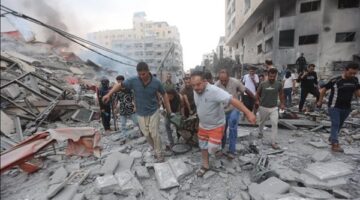 استشهاد فلسطينيين وإصابة آخرون جراء قصف الاحتلال خيمة نازحين في خان يونس