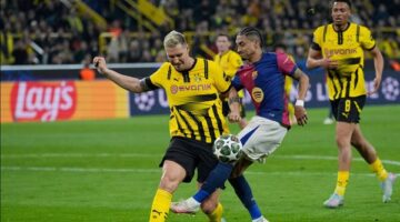 دوري أبطال أوروبا.. بوروسيا دورتموند يلدغ برشلونة في الشوط الأول