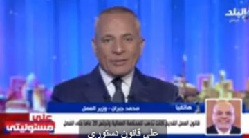 وزير العمل: القانون الجديد نص على الفصل بالقضايا العمالية خلال 3 شهور