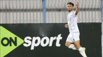 إصابة لاعب المصري صلاح محسن بالتواء في مفصل الكاحل