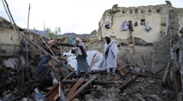 بعمق 121 كيلومتر.. زلزال يضرب أفغانستان بقوة 6.4 درجة