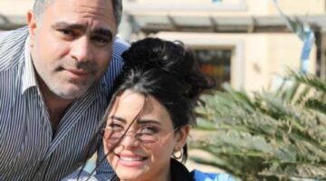 بحبك وأنا كمان .. وصلة غزل بين محمد شاهين وأسماء جلال على انستجرام