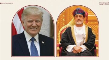 سلطان عمان يتلقى أتصالا هاتفيا من الرئيس الأمريكي لدعم المفاوضات بين إيران والولايات المتحدة
