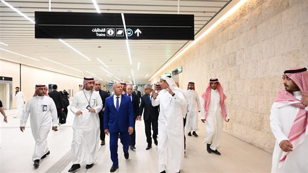 كامل الوزير ووزير النقل السعودي في زيارة مهمة لمترو الرياض كامل الوزير ووزير النقل السعودي في زيارة مهمة لمترو الرياض