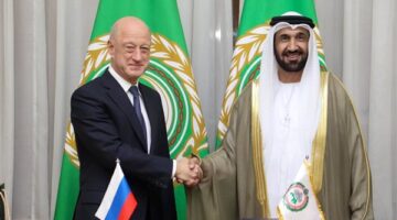 البرلمان العربي يلتقي نائب رئيس مجلس الدوما الروسي في القاهرة ويتفقان على آليات لتعزيز التعاون المؤسسي