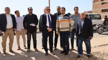 محافظ المنوفية يتفقد إنشاءات مبني مستشفي الرمد الجديد بشبين الكوم