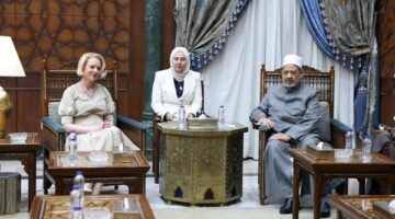 شيخ الأزهر لرئيسة البرلمان السلوفيني: الصَّهاينة حاولوا خداعَ العالم وتبرير قتل الأبرياء