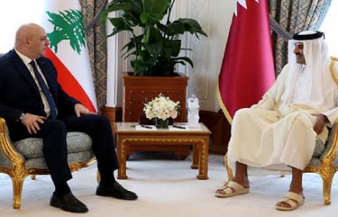 القمة اللبنانية القطرية.. الدوحة تعلن استعدادها دعم لبنان لتحقيق الاستقرار داخليا ومع سوريا والإعمار وتجنب أي انتكاسة تؤثر على السلم الأهلي القمة اللبنانية القطرية.. الدوحة تعلن استعدادها دعم لبنان لتحقيق الاستقرار داخليا ومع سوريا والإعمار وتجنب أي انتكاسة تؤثر على السلم الأهلي