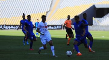 شوط أول.. منسي يتقدم للزمالك أمام سموحة في كأس الرابطة