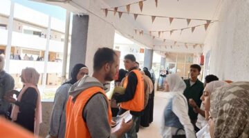 جامعة مدينة السادات تنظم حملة توعية عن مخاطر الإدمان والتعاطى وطرق الوقاية فى كلية التربية