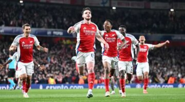 ساكا ومارتينيلي يقودان هجوم أرسنال أمام ريال مدريد في دوري الأبطال