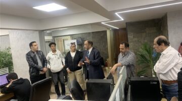 صالح رجب يواصل جولاته الانتخابية بزيارة “البوابة نيوز” وسط ترحيب حافل