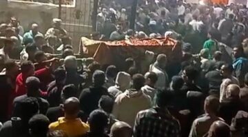 الآلاف يشيعون جثامين 3 ضحايا بحادث تصادم بإدكو في البحيرة| صور