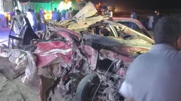 مصرع وإصابة 6 آخرين بحادث بطريق ادفو مرسي علم باسوان