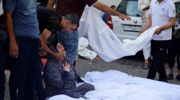 بينهم 16 طفلاً.. استشهاد 23 فلسطينيًا في خيم للنازحين بغارات جيش الاحتلال