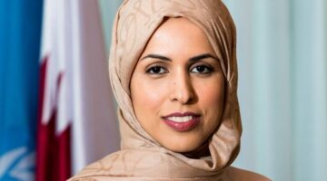 المندوب الدائم لدولة قطر لدى الأمم المتحدة تجتمع مع وزيرة خارجية جمهورية الكونغو الديموقراطية