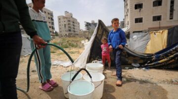إعادة ضخ المياه لنحو مليون فلسطيني بمدينة غزة بعد انقطاعها أسبوعين