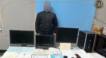 ضبط شخص تخصص في تزوير الأوراق الرسمية بالغربية