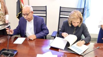 "القومي لحقوق الإنسان" يوقع مذكرة تفاهم مع الاتحاد العام لنقابات عمال مصر