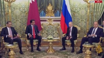 بوتين خلال استقبال سمو الأمير: قطر أهم شركاء روسيا في المنطقة ومشاريع مشتركة بين البلدين&nbsp;