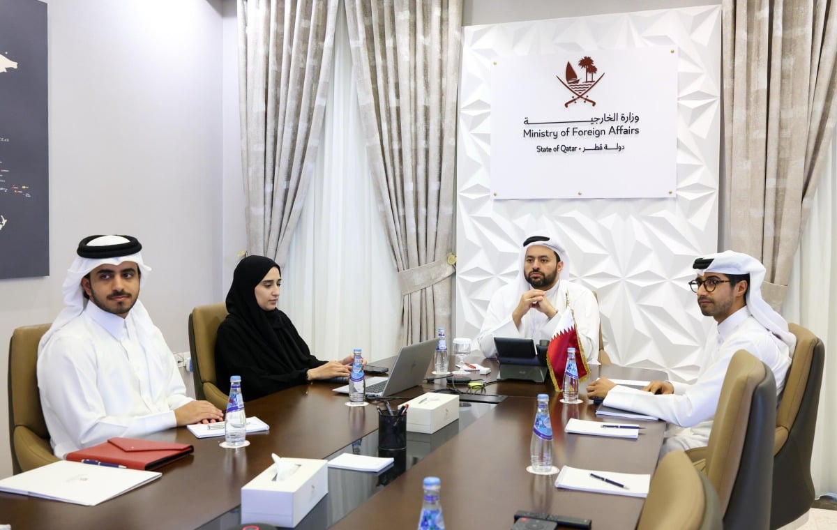 الخليفي يجتمع مع نائب وزير الخارجية التركي الخليفي يجتمع مع نائب وزير الخارجية التركي