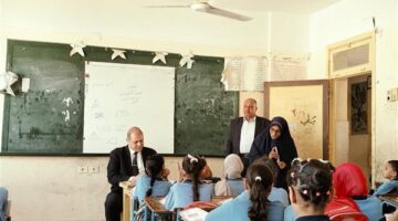 وكيل تعليم قنا يتفقد مدرسة السيد عبد الرحيم الإبتدائية الجديدة