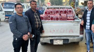 ضبط 2400 زجاجة مشروبات غازية مغشوشة بالفيوم