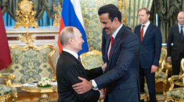 سمو الأمير والرئيس الروسي يبحثان تعزيز العلاقات الثنائية والقضايا الإقليمية والدولية