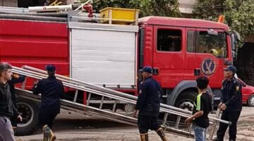 السيطرة على حريق في جنينة زراعية بشارع ترعة النسوان في المنيا