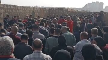 تشييع جثامين 3 من قرية واحدة ضحايا حادث تصادم ميكروباص بـ كارو في بني سويف