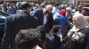 محافظ الغربية يتابع ميدانيًا أعمال تطوير المنطقة المحيطة بمسجد السيد البدوي