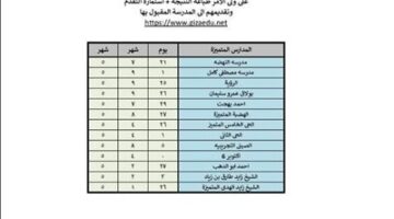 ظهر الآن.. التنسيق الخامس لنتيجة الصف الأول لمرحلة رياض الأطفال بالمدارس الرسمية والمتميزة للغات